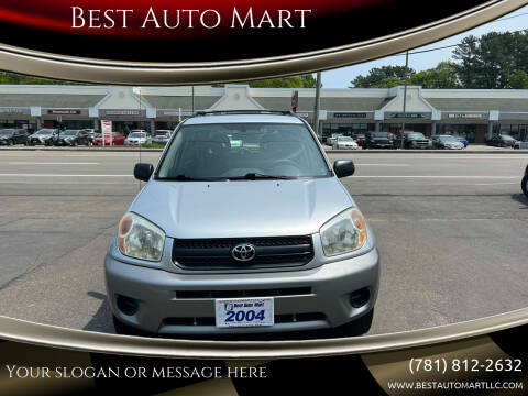 2004 Toyota RAV4 for sale at Best Auto Mart in Weymouth MA