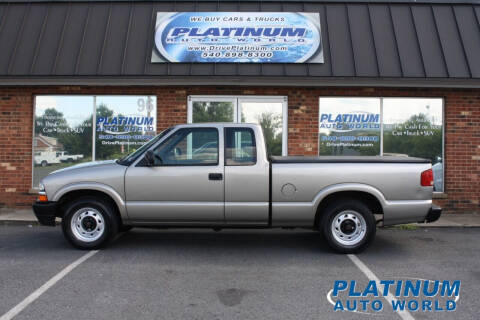 2003 Chevrolet S-10 for sale at Platinum Auto World in Fredericksburg VA