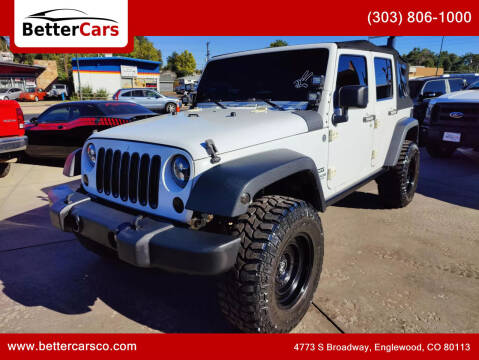 2012 Jeep Wrangler Unlimited for sale at Better Cars in Englewood CO