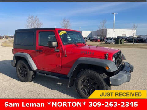 2018 Jeep Wrangler JK for sale at Sam Leman CDJRF Morton in Morton IL