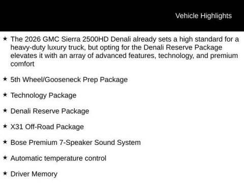 2026 GMC Sierra 2500HD