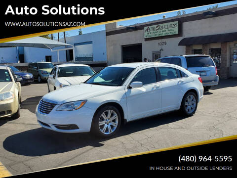 2013 Chrysler 200 for sale at Auto Solutions in Mesa AZ