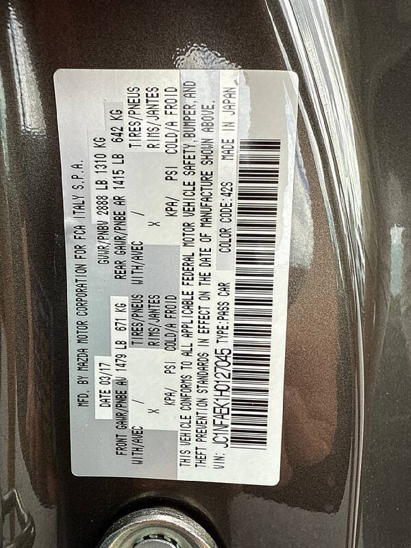 2017 FIAT 124 Spider Classica