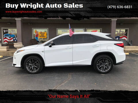 2019 Lexus RX 350 for sale at Buy Wright Auto Sales in Rogers AR