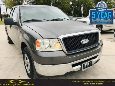 2007 Ford F-150 for sale at LUXURY UNLIMITED AUTO SALES in San Antonio TX