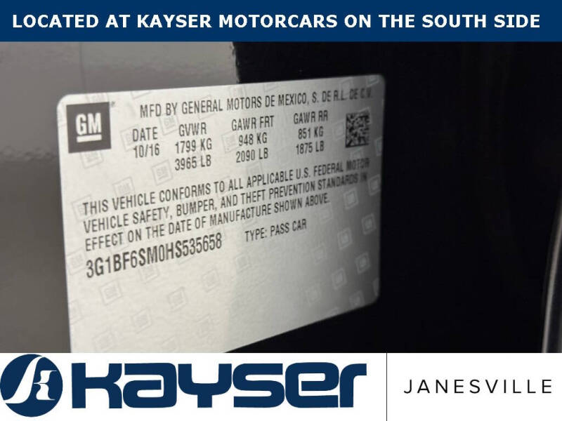 2017 Chevrolet Cruze Premier Auto