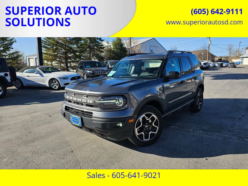 2021 Ford Bronco Sport for sale at SUPERIOR AUTO SOLUTIONS in Spearfish SD