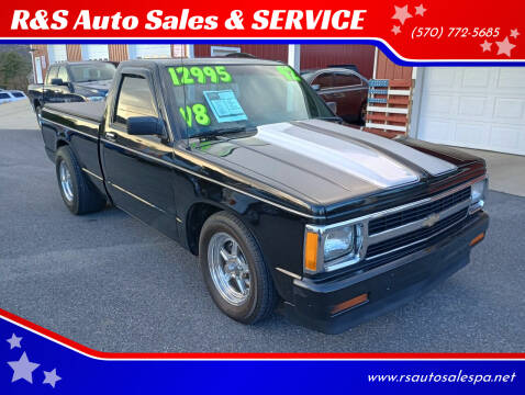 1992 Chevrolet S-10 for sale at R&S Auto Sales & SERVICE in Linden PA