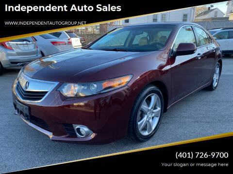 2012 Acura TSX for sale at Independent Auto Sales in Pawtucket RI