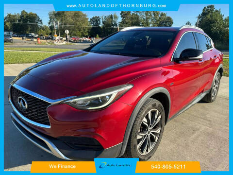 2018 Infiniti QX30 for sale at Auto Land of Thornburg in Spotsylvania VA