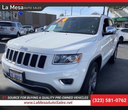 2014 Jeep Grand Cherokee for sale at La Mesa Auto Sales in Huntington Park CA