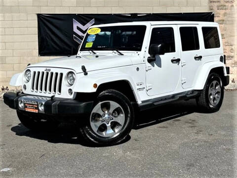 2017 Jeep Wrangler Unlimited for sale at Somerville Motors in Somerville MA