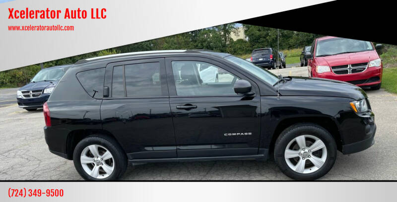 2016 Jeep Compass for sale at Xcelerator Auto LLC in Indiana PA