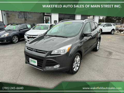 2015 Ford Escape for sale at Wakefield Auto Sales of Main Street Inc. in Wakefield MA