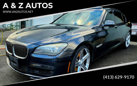 2012 BMW 7 Series for sale at A & Z AUTOS in Westfield MA