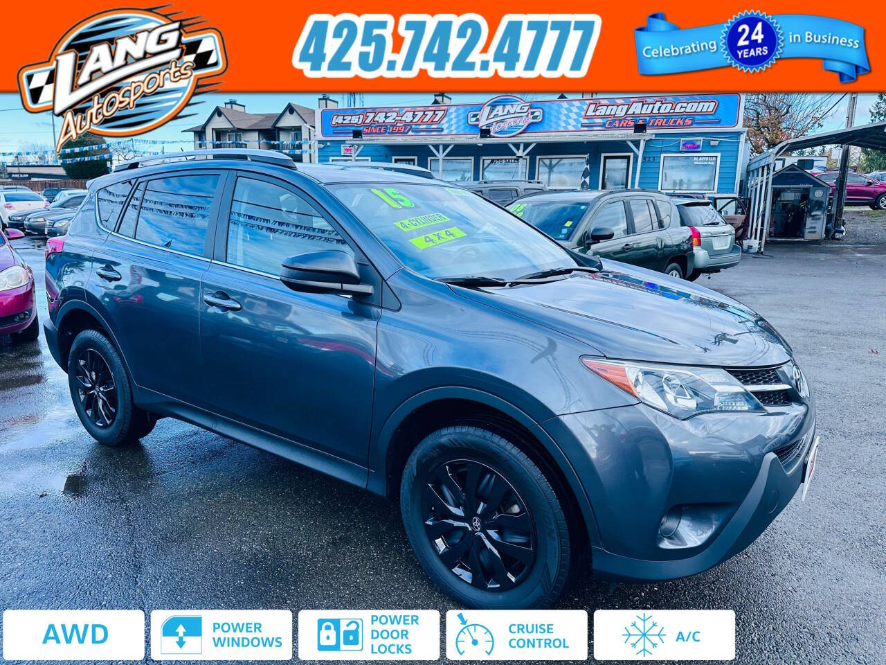 2015 Toyota RAV4 for sale at Lang Autosports in Lynnwood, WA