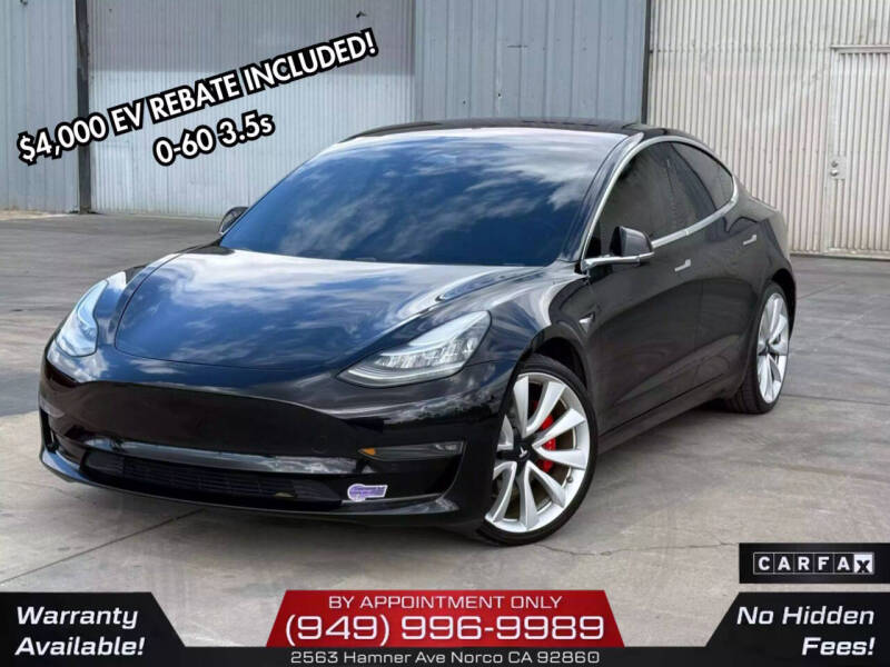 2018 Tesla Model 3 Performance