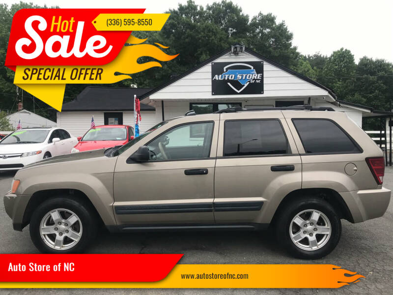 2005 Jeep Grand Cherokee for sale at Auto Store of NC in Walkertown NC