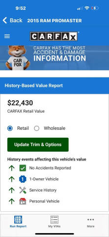 2015 RAM ProMaster 2500 159 WB