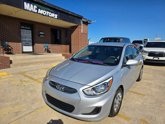 2017 Hyundai ACCENT for sale at Mac Motors in Arlington, TX