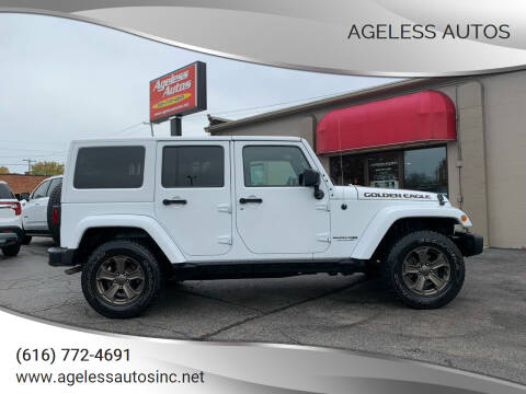 2018 Jeep Wrangler JK Unlimited for sale at Ageless Autos in Zeeland MI
