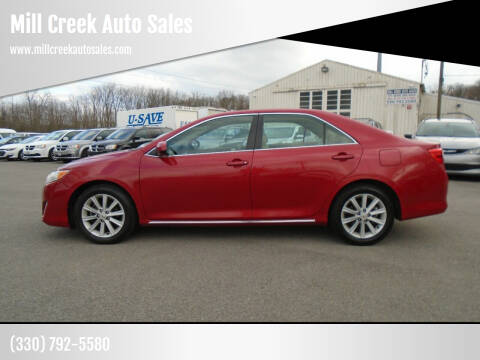 2012 Toyota Camry for sale at Mill Creek Auto Sales in Youngstown OH