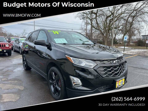 2019 Chevrolet Equinox for sale at Budget Motors of Wisconsin in Racine WI