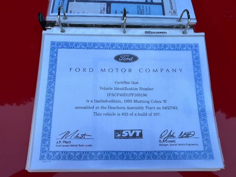 1993 Ford Mustang SVT Cobra