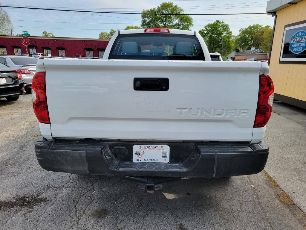 2016 Toyota Tundra for sale at DAGO'S AUTO SALES LLC in Dalton, GA