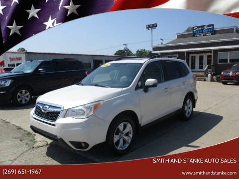 2014 Subaru Forester for sale at Smith and Stanke Auto Sales in Sturgis MI
