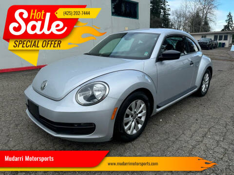 2014 Volkswagen Beetle for sale at Mudarri Motorsports in Kirkland WA