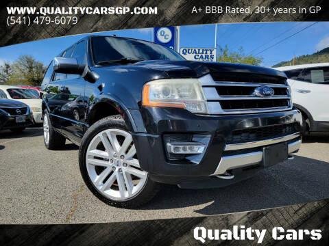 2016 Ford Expedition for sale at Quality Cars in Grants Pass OR