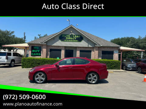 2012 Lexus IS 250 for sale at Auto Class Direct in Plano TX