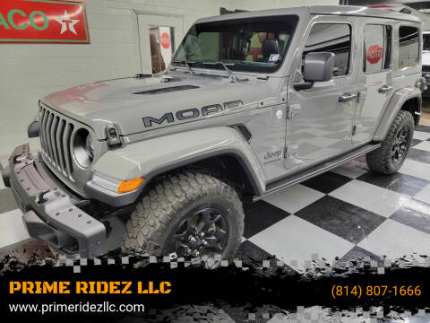2019 Jeep Wrangler Unlimited for sale at PRIME RIDEZ LLC & RHINO LININGS OF CRAWFORD COUNTY in Meadville PA
