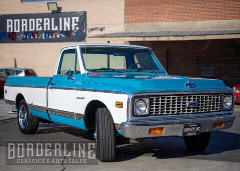1972 Chevrolet C/K 10 Series for sale at Borderline Classics & Auto Sales - CLASSICS FOR SALE in Dinuba CA