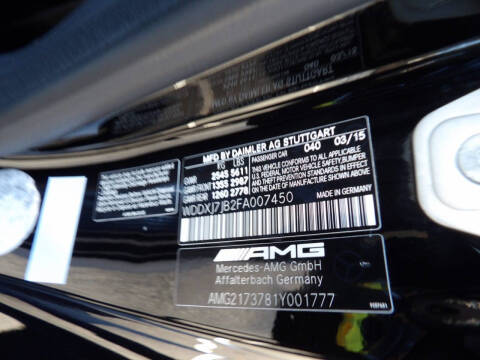 2015 Mercedes-Benz S-Class S 63 AMG