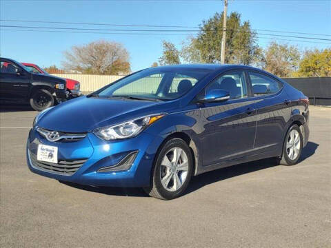 2016 Hyundai Elantra for sale at HALLER WHOLESALE AUTO in El Reno OK