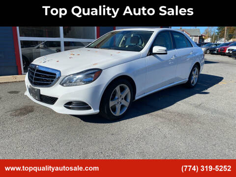 2014 Mercedes-Benz E-Class for sale at Top Quality Auto Sales in Westport MA