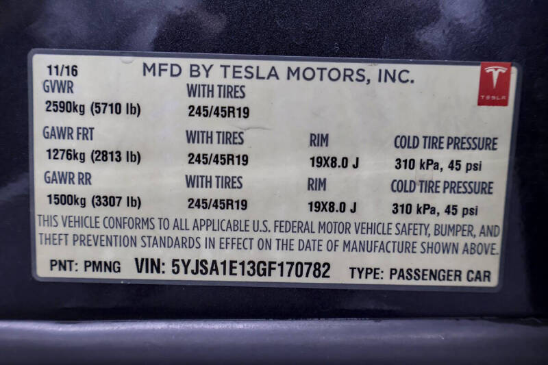 2016 Tesla Model S 75