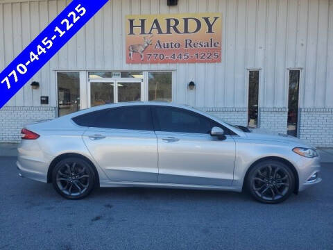 2018 Ford Fusion for sale at Hardy Auto Resales in Dallas GA