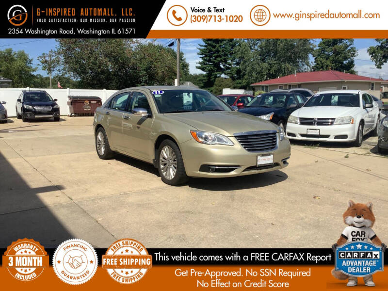 2011 Chrysler 200 for sale at G-Inspired Automall, LLC. in Washington IL