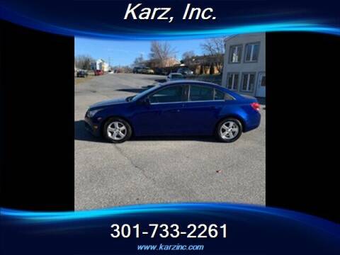 2013 Chevrolet Cruze for sale at Karz INC in Funkstown MD