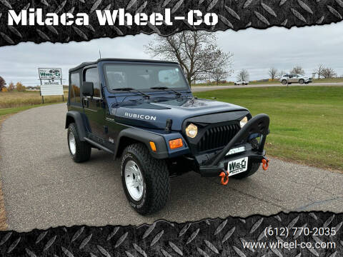 2002 Jeep Wrangler for sale at Milaca Wheel-Co in Milaca MN