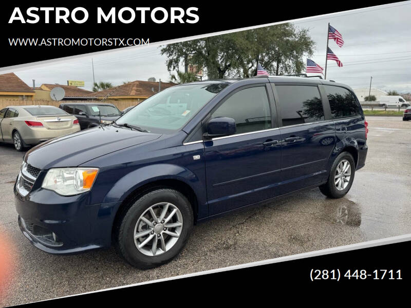 2014 Dodge Grand Caravan for sale at ASTRO MOTORS in Houston TX