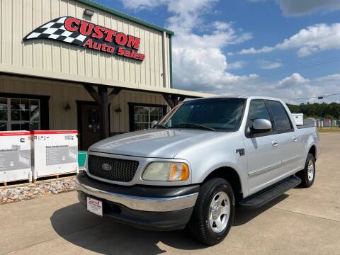 2001 Ford F-150 for sale at Custom Auto Sales - AUTOS in Longview TX