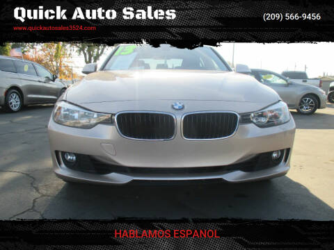 2013 BMW 3 Series for sale at Quick Auto Sales in Modesto CA