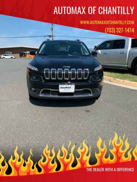 2014 Jeep Cherokee for sale at Automax of Chantilly in Chantilly VA