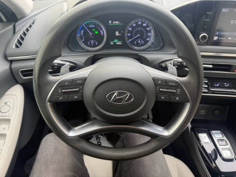 2022 Hyundai Sonata Hybrid Blue
