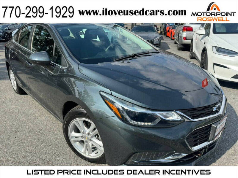 2018 Chevrolet Cruze for sale at Motorpoint Roswell in Roswell GA