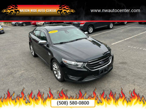 2015 Ford Taurus for sale at Nation Wide Auto Center in Brockton MA